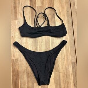SKIMS Black Bikini Set